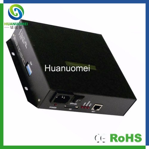 T-100kオンラインsdカードledピクセルコントローラ; 8ports * 512ピクセル、4096ピクセル; ac90-260v入力;サポートws2801、lpd6803、ws2811、TM1809etc。-調光器問屋・仕入れ・卸・卸売り