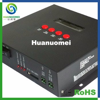 T-8000S sdカードledピクセルコントローラ、フルカラーled調光器; 8ports * 1024ピクセル、サポートws2801、lpd6803、ws2811、TM1809etc、ac110〜220ボルト-調光器問屋・仕入れ・卸・卸売り
