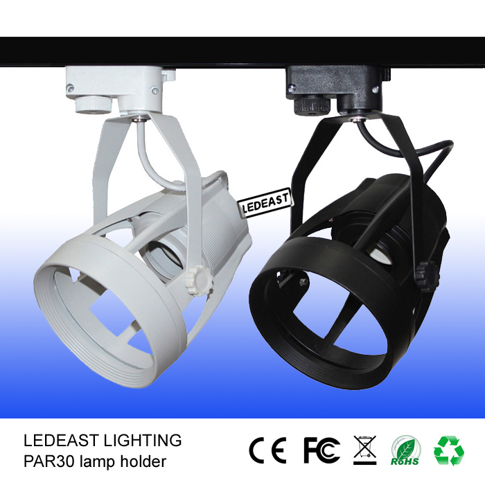 アルミスポットライトホルダーpar30 ledトラック照明器具-ランプホルダー、ベース問屋・仕入れ・卸・卸売り