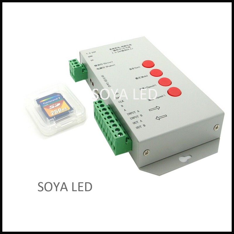 ledピクセルコントローラsdカードt1000sws2812bws2801apa102ws2811ucs1903のための-調光器問屋・仕入れ・卸・卸売り