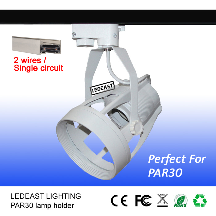 ホワイト シェル色2 par30 スポットライト ランプ ホルダー トラック照明器具-問屋・仕入れ・卸・卸売り