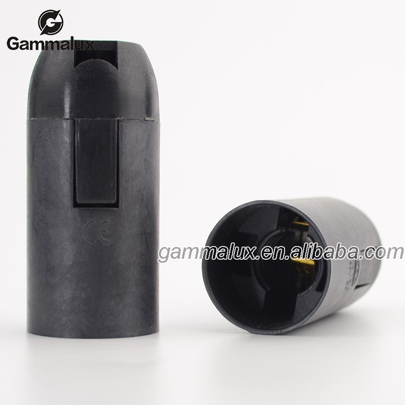 黒カラーe14プラスチックの滑らかなランプホルダー-ランプホルダー、ベース問屋・仕入れ・卸・卸売り