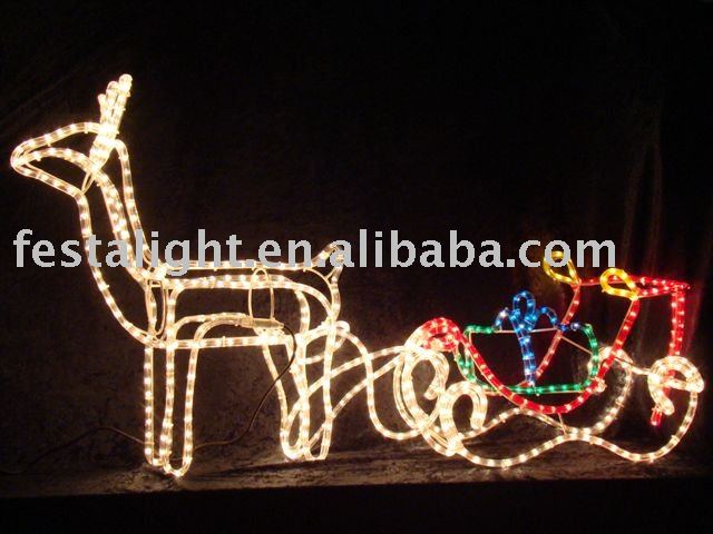 Reindeer&sleighロープライト-景色ランプ問屋・仕入れ・卸・卸売り
