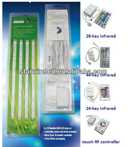 熱い販売の4個1フィートledテープ/strip12vキットrgbceおよびrohs指令に対応-景色ランプ問屋・仕入れ・卸・卸売り