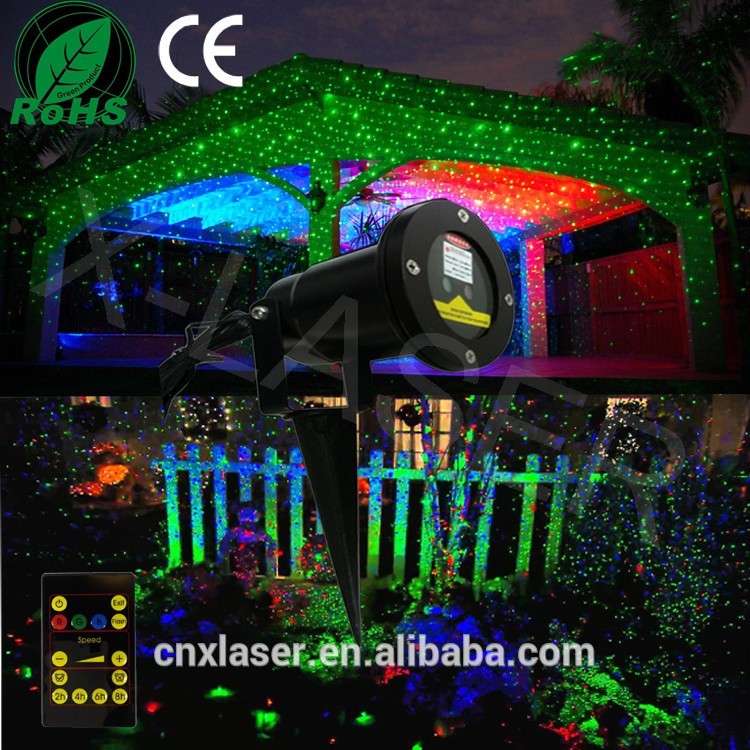 最新sprightレッドグリーンカラースカイスター屋外レーザーlightgardenクリスマスツリーデコレーションライト-景色ランプ問屋・仕入れ・卸・卸売り