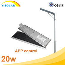 Y-SOLAR 18ボルト20ワットポータブルソーラーledセンサーウォールストリートライトSL-20W-APP-H-ガーデンライト問屋・仕入れ・卸・卸売り