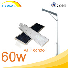 Y-SOLAR 6000-6500LM ip65防水ストリートソーラーledライト付き電話app-ガーデンライト問屋・仕入れ・卸・卸売り