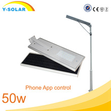 Y-SOLAR SL-50W-APP-H 18ボルトソーラー点滅風街路灯50ワット-ガーデンライト問屋・仕入れ・卸・卸売り