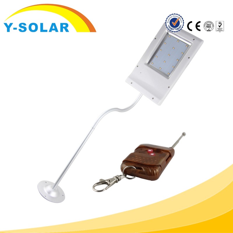 Y-SOLAR SL1-33-AR 3.5 ワット 15 led ウォール ライト で リモート制御用ヤード で太陽光発電ナイト ランプ-ガーデンライト問屋・仕入れ・卸・卸売り
