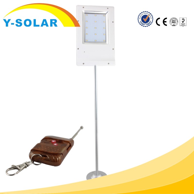 Y-SOLAR SL1-33-BR用省エネ ソーラー パネル 3.5 ワット led照明 ランプ ウォール用15 led で リモート制御用 家庭用-ガーデンライト問屋・仕入れ・卸・卸売り