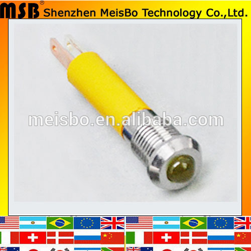 ミニメタル8mm20ma黄色220vip67防水ledインジケータライト-装置の表示燈問屋・仕入れ・卸・卸売り