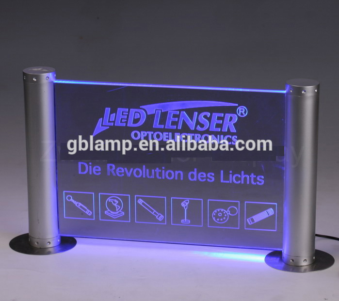 カスタムアクリルled照明看板はテスト2016最新のテーブルスタイル-装置の表示燈問屋・仕入れ・卸・卸売り