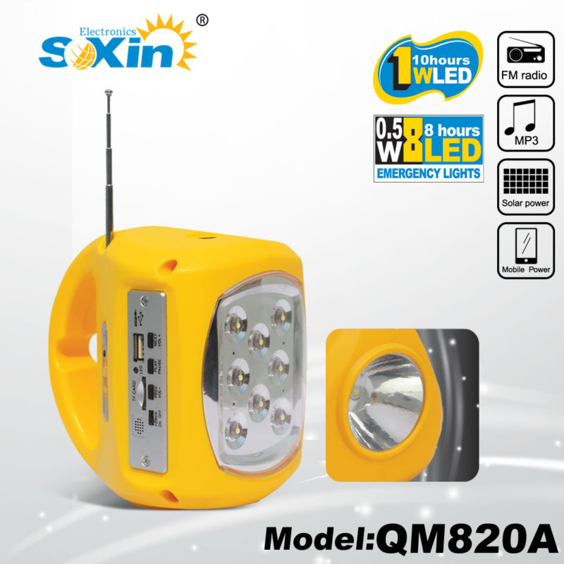 Mp3,fmラジオ、 検索光パワーバンク非常灯( qm- 820a)-ランタン問屋・仕入れ・卸・卸売り