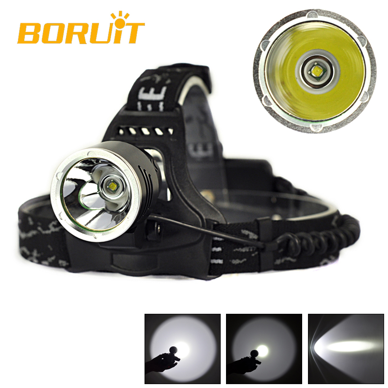 Boruit a2 cree xm-l t6 ledヘッドランプ1800ルーメン充電式バッテリーledヘッドランプ-LEDヘッドライト問屋・仕入れ・卸・卸売り