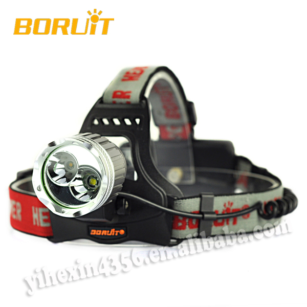 Boruit a16クリーxml t6 + xpg r5 ledヘッドライト充電式ヘッドトーチライト白&黄色光色-LEDヘッドライト問屋・仕入れ・卸・卸売り