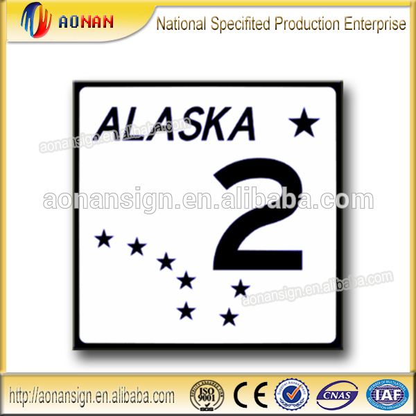 一般的なアルミ反射ledアラスカ2方向の速度制限標識卸売-信号機問屋・仕入れ・卸・卸売り