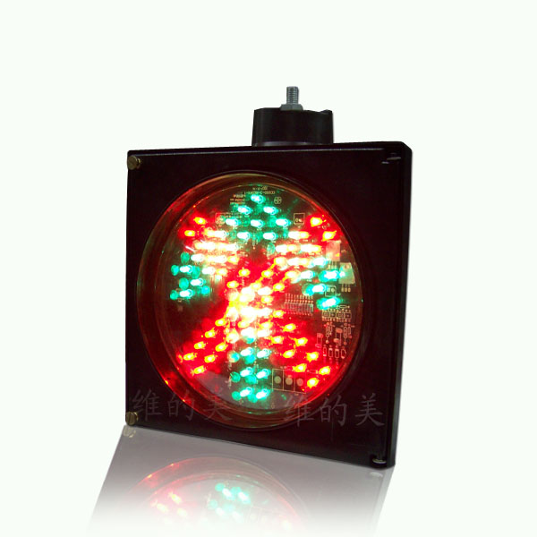 200ミリメートル高速道路の料金所赤十字グリーンアローled行くと停止標識交通光-信号機問屋・仕入れ・卸・卸売り