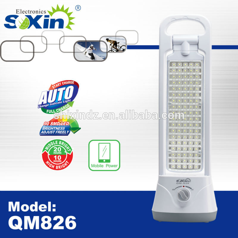 ソーラー多機能fmラジオ90smd個のled充電式非常灯( qm826)-非常灯問屋・仕入れ・卸・卸売り