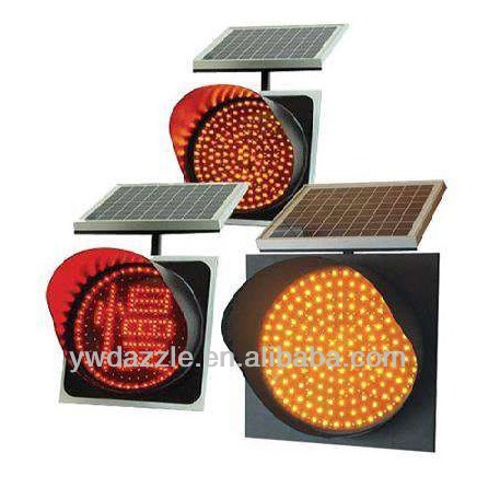 太陽交通信号灯2014年新しいデザインソーラーled交通警告灯-信号機問屋・仕入れ・卸・卸売り