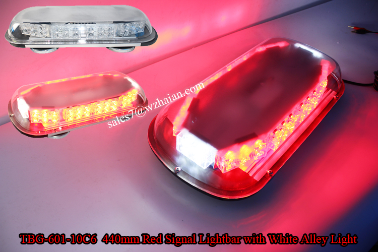 レッド緊急信号警告ライトバー/フラッシュトラック屋根ライト/救急車警察ミニlighbar TBG-601-10C6-信号機問屋・仕入れ・卸・卸売り