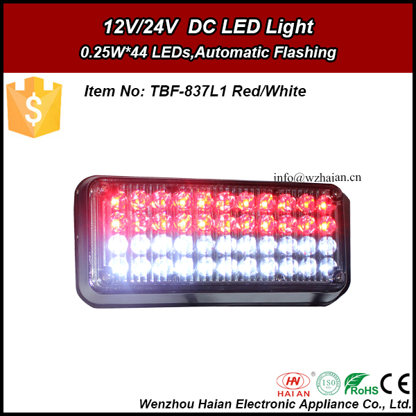 赤白の緊急の救急車7.6インチled点滅灯tbf- 837l1-信号機問屋・仕入れ・卸・卸売り