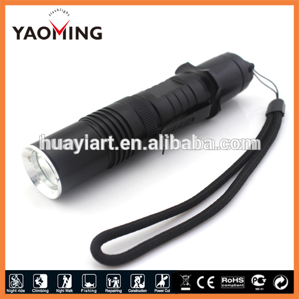 高- エンドled懐中電灯トーチ充電式18650battryt61800ルーメンアルミ義烏市のクリップ付き-懐中電灯、トーチ問屋・仕入れ・卸・卸売り