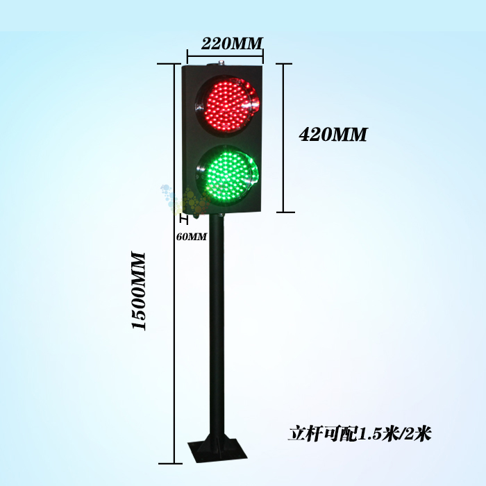新しい到着5インチデュアルサイドポータブルソーラーledトラフィックライト販売-信号機問屋・仕入れ・卸・卸売り