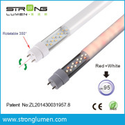 レッドledチューブ8ワット/ 12ワット/ 16ワット/ 22ワット高CRI95ピンクカラーt8 led チューブライト用新鮮な肉とスーパーマーケット-新しいライト問屋・仕入れ・卸・卸売り