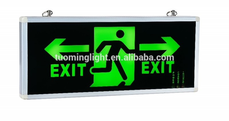 両面壁掛けled終了サインライト付き矢印用建物-非常灯問屋・仕入れ・卸・卸売り