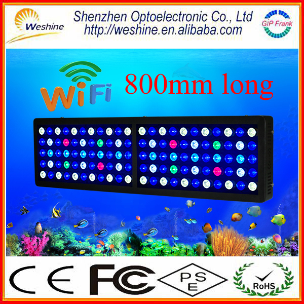 Wifiコントロールledアクアリウムライト、 ledのサンゴ礁の光330w3w*110魚水槽用ライト-プールはつく問屋・仕入れ・卸・卸売り