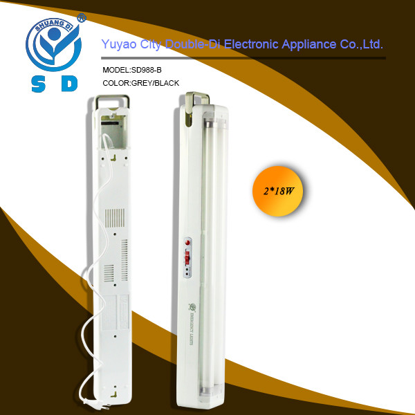 SD988-B rechargeble緊急ledライト充電チューブ、2*18ワット-非常灯問屋・仕入れ・卸・卸売り