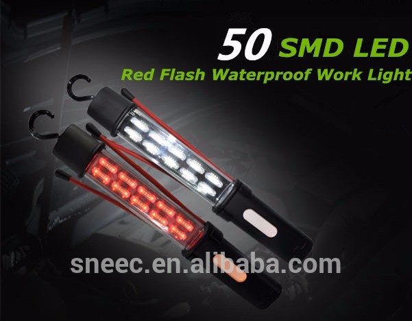 新しい簡単50 leds赤いフラッシュled警告灯led緊急防水作業ledライト-工作機械の働くランプ問屋・仕入れ・卸・卸売り