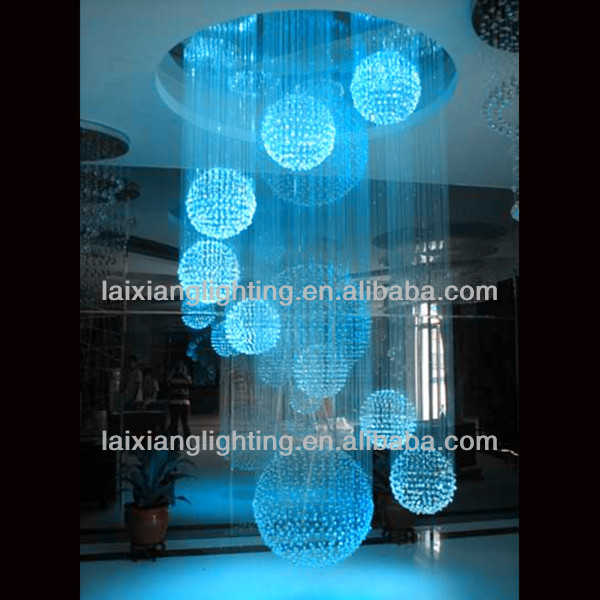 中国アンティーク主導結晶chandalier、 プラスチック製の固体側グロー光ファイバ光、 結婚式の装飾のセンターピース-繊維光学ライト問屋・仕入れ・卸・卸売り