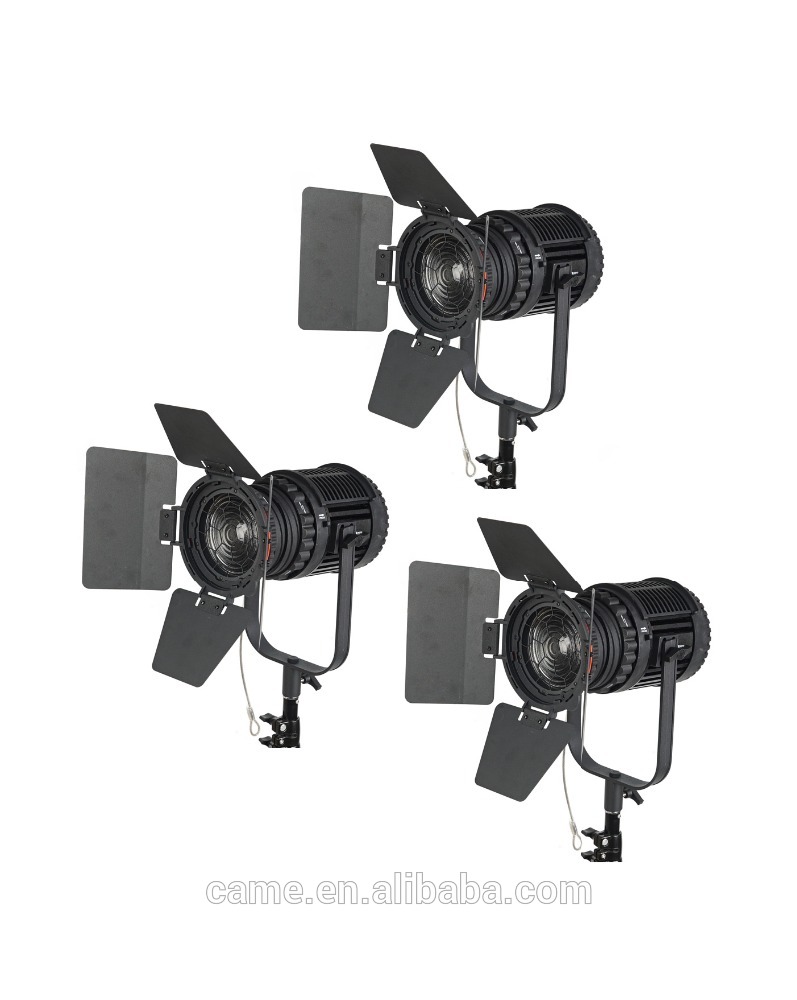 3ピースキット60ワットledフレネルfocusableのビデオ光デイライト5600 k-ビデオライト問屋・仕入れ・卸・卸売り