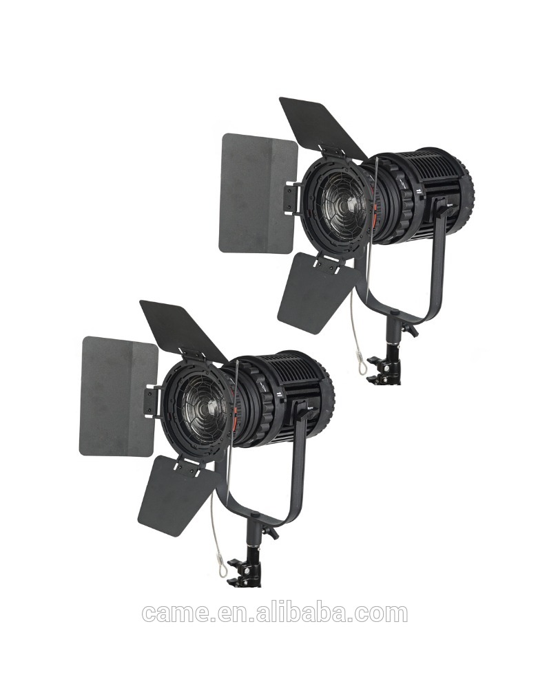 2ピースキット60ワットledフレネルfocusableのビデオ光デイライト5600 k-ビデオライト問屋・仕入れ・卸・卸売り