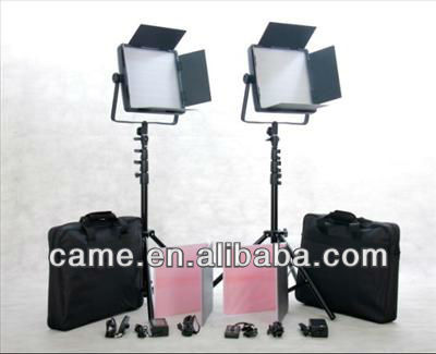高品質2個600ledビデオライトが自由5400k袋-ビデオライト問屋・仕入れ・卸・卸売り