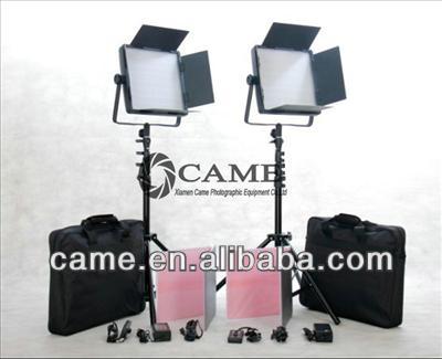 Freeバッグbi- 色2×1200カメラの映像を導いたパネルライトテレビ照明w/調光器-ビデオライト問屋・仕入れ・卸・卸売り
