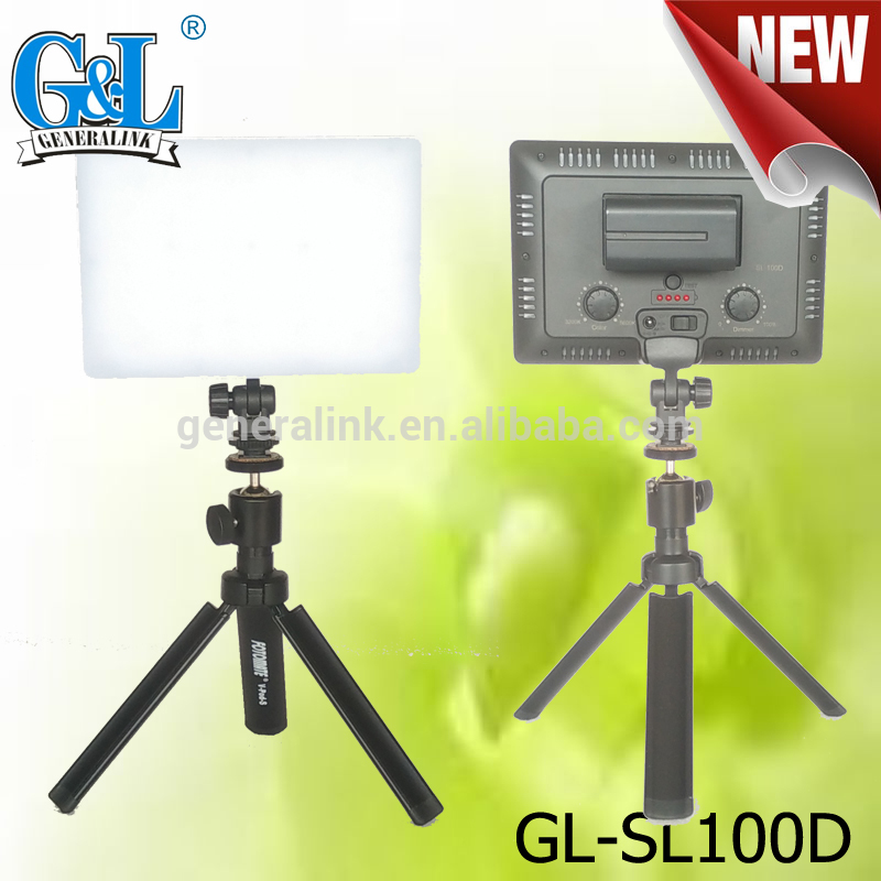 バッテリ駆動ledカメラビデオライト用写真撮影照明GL-SL100D-ビデオライト問屋・仕入れ・卸・卸売り