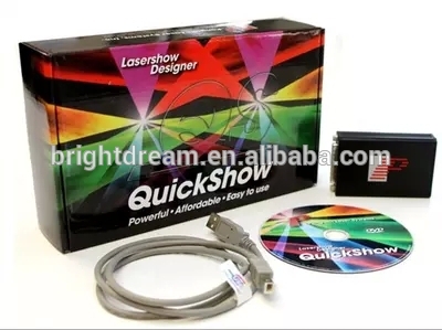 米国レーザーusb quickshowレーザー光ソフトウェアdmx usbコントローラ用レーザーショー-移動ライト問屋・仕入れ・卸・卸売り