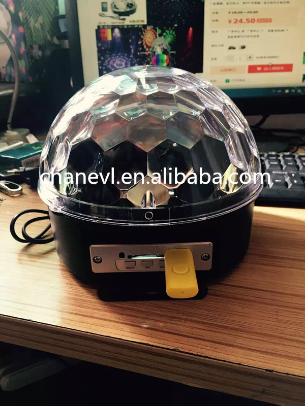 ミニusb rgb ledクリスタルボール、dmx音楽3ワットクリスタルマジックボールレーザーステージライト。-レーザー光線問屋・仕入れ・卸・卸売り