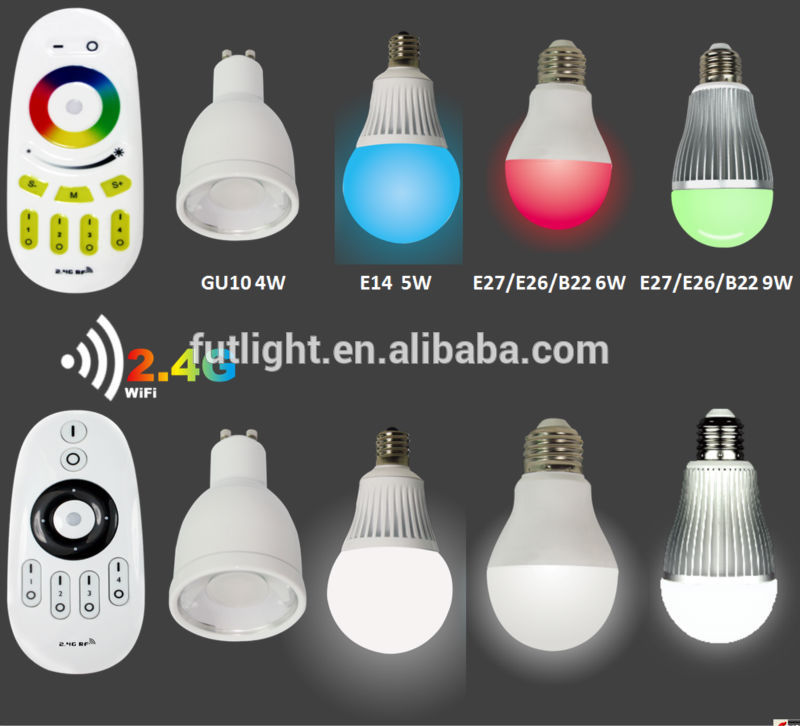 mi新製品。 wifiの光電球光ios・アンドロイドwifiの光電球マルチ制御wifiの光の色の変化電球-スポットライト問屋・仕入れ・卸・卸売り