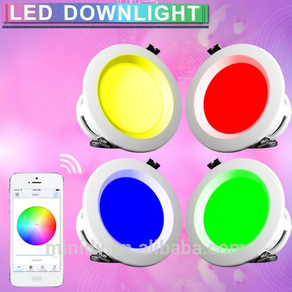 新加入インターネットリモートコントロール+タイマー+グループ+音楽wifi ledダウンライト-ダウンライト問屋・仕入れ・卸・卸売り