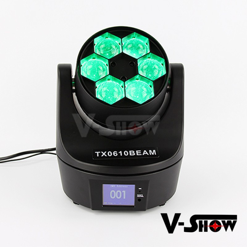 中国の卸売6x15wrgbw4in1ミニハチ目のledステージムービングヘッドビームledライト-移動ヘッドライト問屋・仕入れ・卸・卸売り