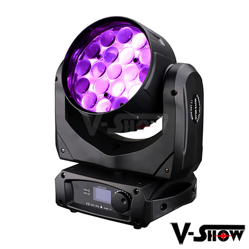 オーラ効果洗浄移動ヘッドライト/19x12w4in1rgbwledビーム洗浄移動ヘッドライトのためのプロの舞台-移動ヘッドライト問屋・仕入れ・卸・卸売り