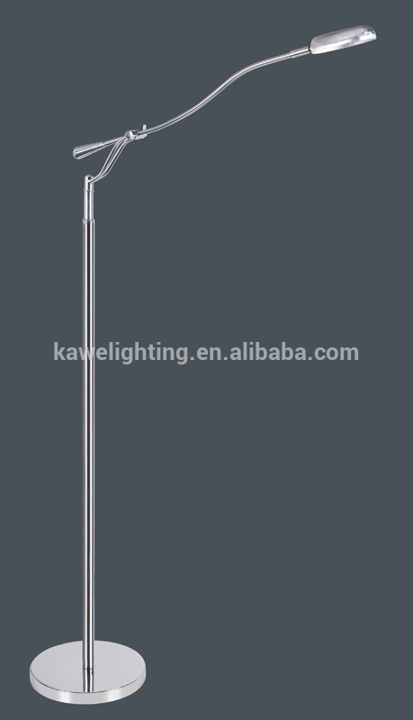 高いqulityおよび2015最高の販売ledフロアランプは、 磨かれたクロム仕上げ-フロアスタンド問屋・仕入れ・卸・卸売り