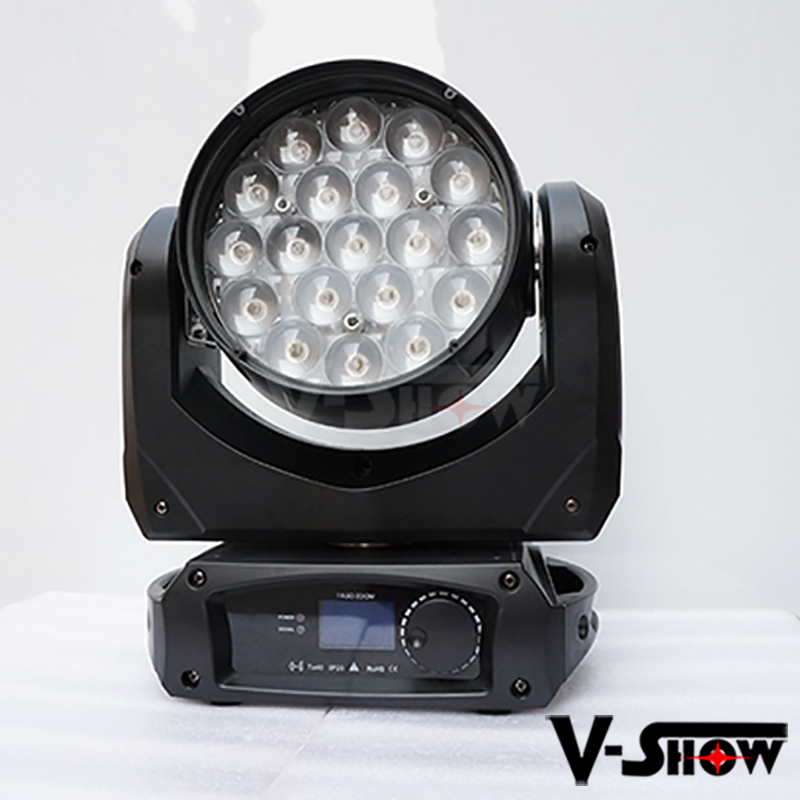 急速な動き19x12wオーラ4in1のledズームledムービングヘッドビームの移動ヘッドライト/洗浄移動ヘッドライトズーム機能付き-移動ヘッドライト問屋・仕入れ・卸・卸売り