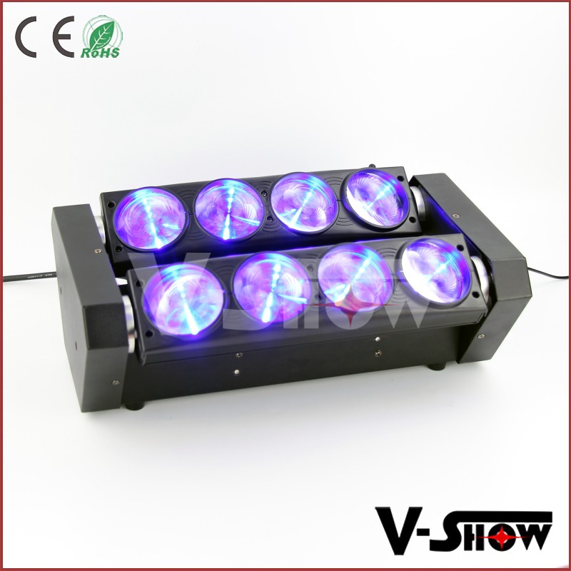 舞台効果dj照明ムービングヘッドビーム8x10w/スパイダーライトrgbw8x10w4in1舞台照明ムービングヘッドのledビーム-移動ヘッドライト問屋・仕入れ・卸・卸売り