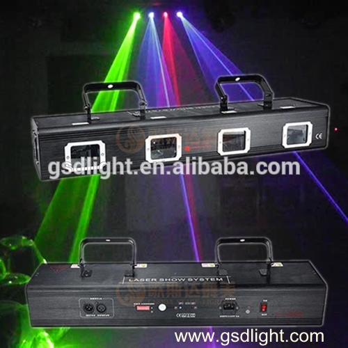 クリスマス光のショー機器、 4つのヘッドレーザー光、 マルチカラーレーザー光-レーザー光線問屋・仕入れ・卸・卸売り