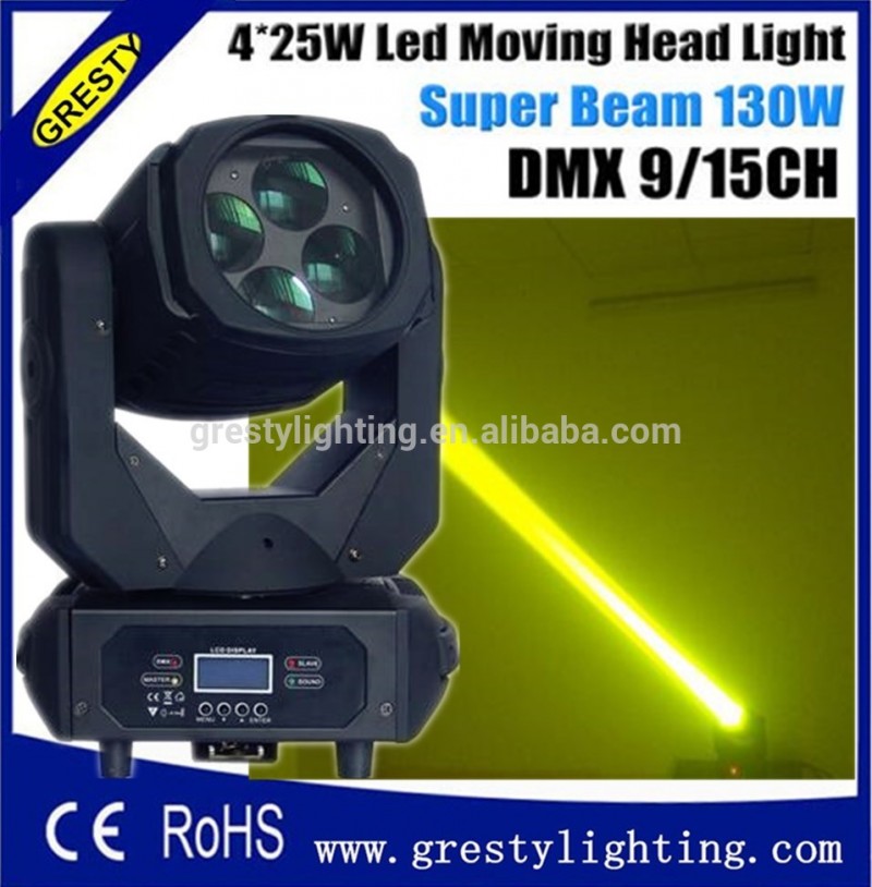 Dj照明ムービングヘッドスーパーledビーム4 × 25移動ヘッドビームステージライト-移動ヘッドライト問屋・仕入れ・卸・卸売り