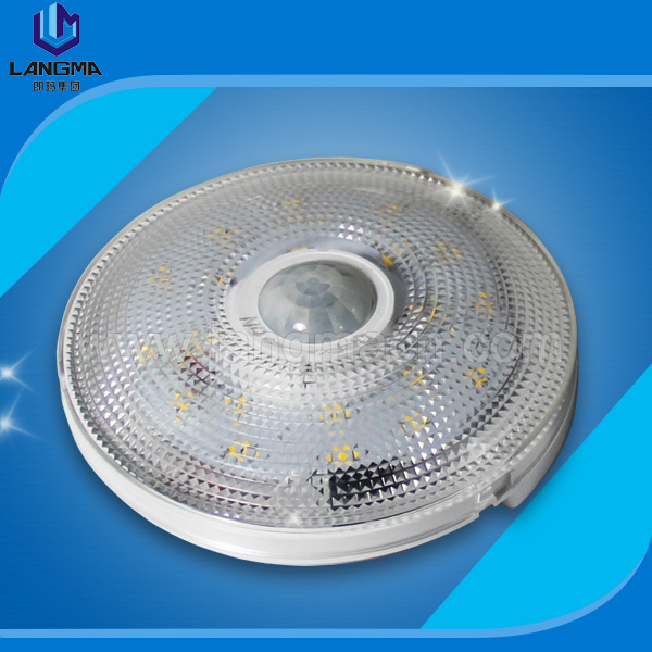 Langma 2015 ホット新しい プロフェッショナル深セン led工場供給7 ワット led シーリング ライト付き モーション センサー ce/rohs-シーリングライト問屋・仕入れ・卸・卸売り